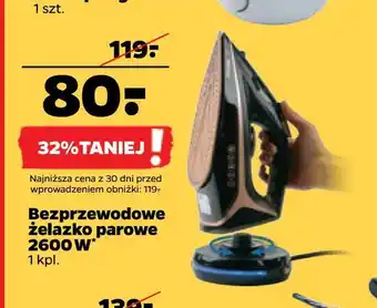 Netto Bezprzewodowe żelazko parowe 2600 w oferta