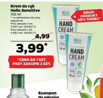 Netto Krem do rąk hello sensitive oferta