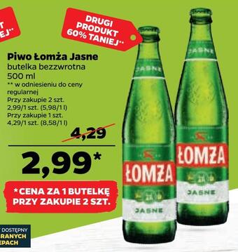 Netto Piwo łomża jasne oferta
