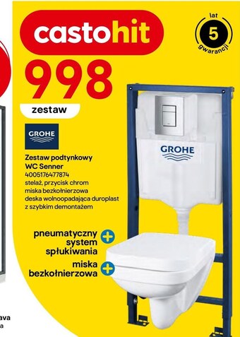 Castorama Zestaw podtynkowy grohe oferta