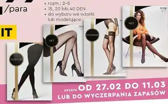 Biedronka Rajstopy damskie noq by knittex oferta
