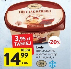 Intermarche Lody bracia koral oferta