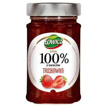 Intermarche Łowicz dżem truskawka o obniżonej zawartości cukrów 210 g oferta