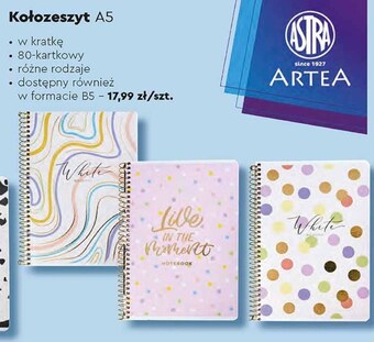 Biedronka Kołozeszyt astra oferta