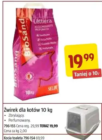 Żwirek bentonitowy
