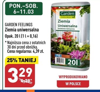 ALDI Ziemia uniwersalna garden feelings oferta
