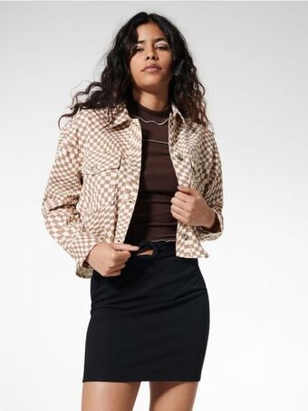 Sinsay Spódnica mini z wycięciem oferta