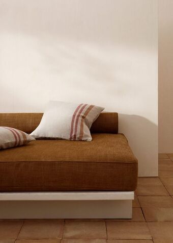 MANGO Poszewka na poduszkę ze 100% lnu 60x60cm oferta