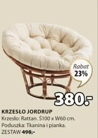 JYSK Krzesło jordrup 100x60cm oferta