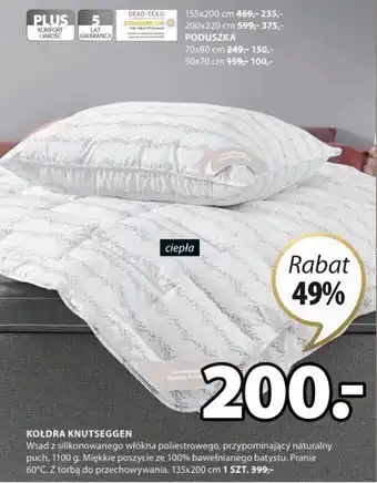 JYSK Kołdra knutseggen 135x200cm oferta
