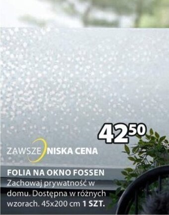 JYSK Folia na okno fossen 45x200cm oferta