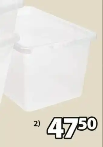 JYSK Pojemnik do przechowywania basic box 52l 40x60x31cm oferta