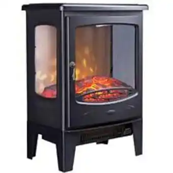 Merkury Market Kominek elektryczny nora czarny 1800w oferta