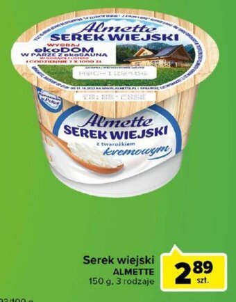 Carrefour Almette Serek wiejski 150g oferta