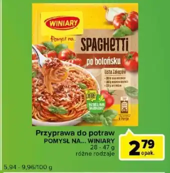 Carrefour Nestlé Przyprawa do potrawq Pomysł na... Winiary 28-47g oferta