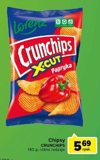 Carrefour Lorenz Chipsy Crunchips 140g oferta