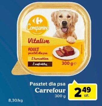 Carrefour Carrefour Pasztet dla psa 300g oferta