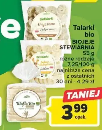 Carrefour Biojeje Stewiarnia Talarki BIO 55g oferta