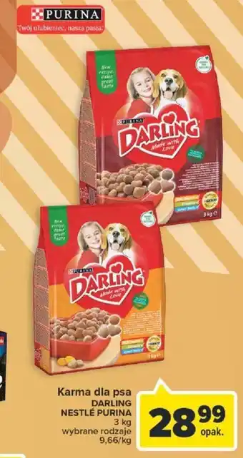 Carrefour Nestlé Purina Karma dla psa Darling 3kg oferta
