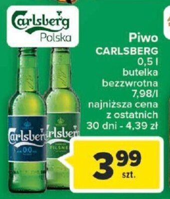 Carrefour Carlsberg Piwo 0,5l oferta