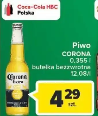 Carrefour Coca-Cola Piwo Corona 0,355l oferta