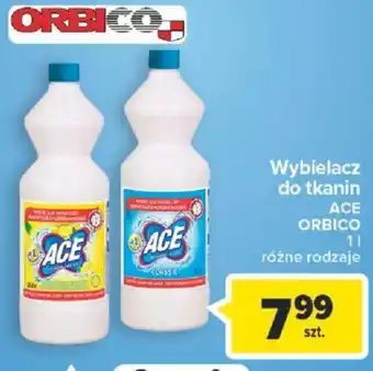 Carrefour Orbico Wybielacz do tkanin Ace 1l oferta