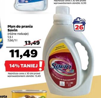 Netto Płyn do prania tkanin kolorowych savin oferta