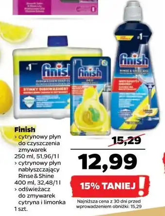 Netto Odświeżacz do zmywarki cytryna i limonka finish dual action oferta