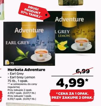 Netto Herbata czarna adventure earl grey oferta