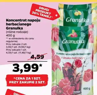 Netto Napoj herbaciany cytrynowy granulka oferta