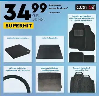 Biedronka Poduszka pod głowę memory foam extrem custopol oferta