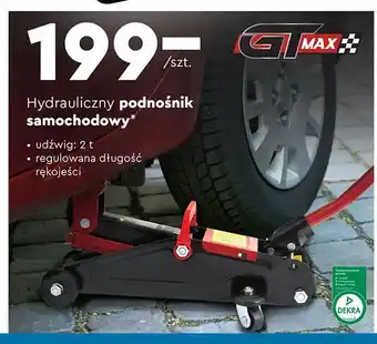 Biedronka Podnośnik hydrauliczny 2t gt max oferta