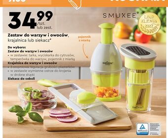 Biedronka Zestaw do warzyw i owoców smukee home oferta