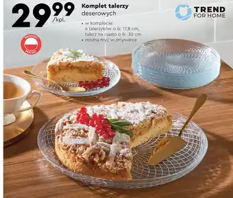 Biedronka Komplet talerzy deserowych 17.8 cm + 30 oferta