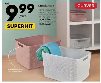 Biedronka Koszyk jute l curver oferta