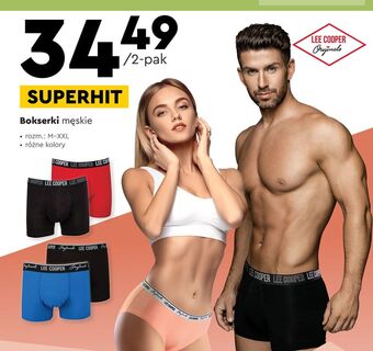Biedronka Bokserki męskie m-xxl lee cooper oferta