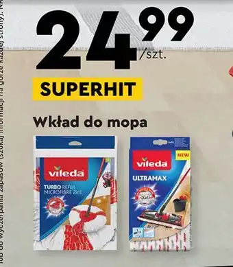 Biedronka Zapas do mopa ultramax vileda oferta