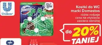 Carrefour Unilever Kostki do WC Domestos oferta