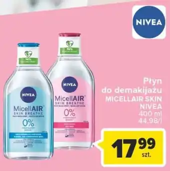 Carrefour Nivea Płyn do demakijażu Micellair skin 400ml oferta