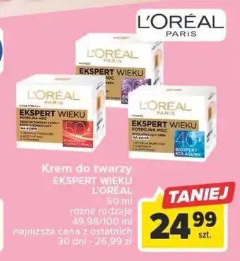 Carrefour L'Oreal Krem do twarzy Ekspert wieku 50ml oferta