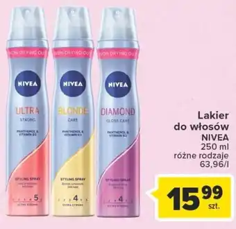 Carrefour Nivea Lakier do włosów 250ml oferta