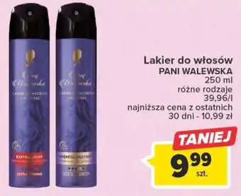 Carrefour Pani Walewska Lakier do włosów 250ml oferta