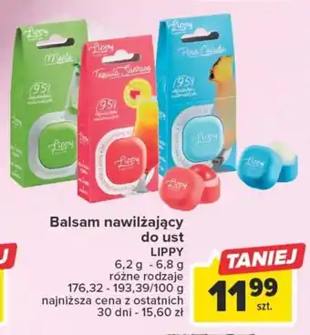 Carrefour Lippy Balsam nawilżający do ust 6,2-6,8g oferta