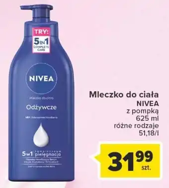 Carrefour Nivea Mleczko do ciała 625ml oferta