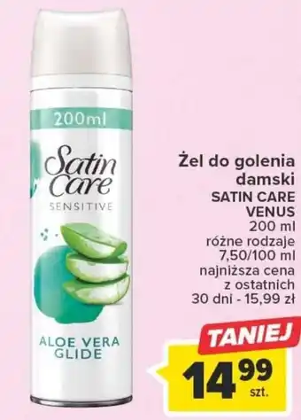 Carrefour Venus Żel do golenia damski Santi Care 200ml oferta