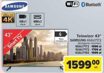 Carrefour Telewizor 43'' 43au7192 samsung oferta