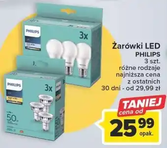 Carrefour Żarówka led 50 w gu10 philips oferta
