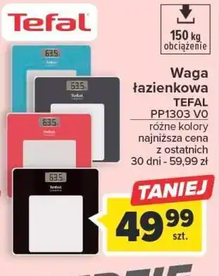 Carrefour Waga łazienkowa pp1303 czarna tefal oferta