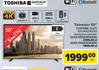 Carrefour Telewizor led 43'' 43qa5d63dg toshiba oferta