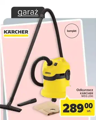 Carrefour Odkurzacz uniwersalny wd 3.230 karcher oferta